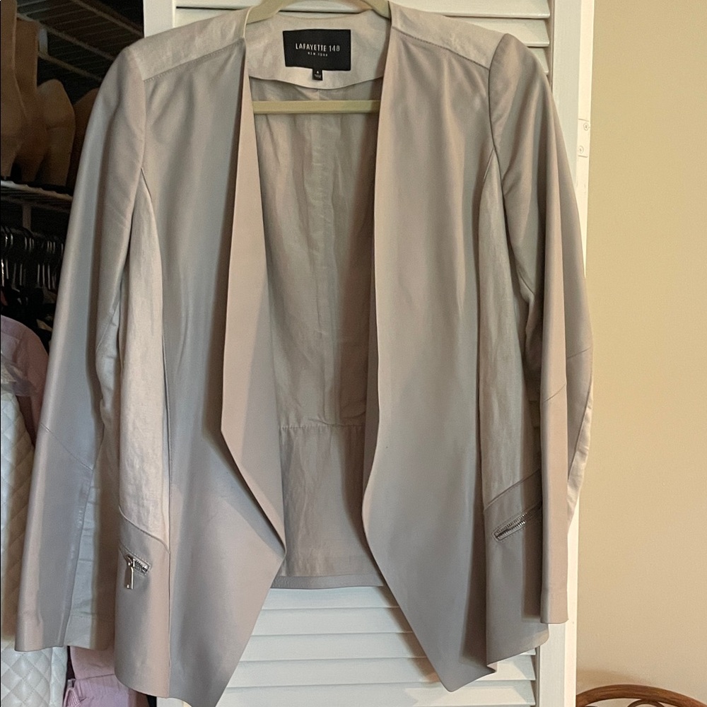 Lafayette 148 New York Cream Women's Blazer